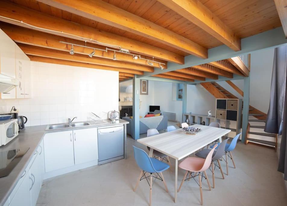 Maison Type Loft - Avec Parking En Plein Centre La Rochelle  Exteriér fotografie